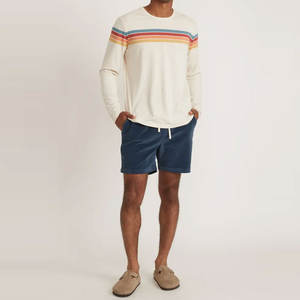 Summer Wear T-shirts à manches longues et à col rond pour hommes T-shirts pour adultes - Product Image 4