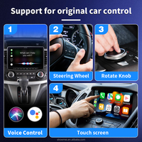 Adaptador MINI de Carplay con Cable a Inalámbrico para Apple CarPlay y Android Auto, 2 en 1, Mini Adaptador Inalámbrico para Carplay