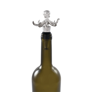 Tapón de botella de vino de acero inoxidable con cabeza en forma de bola de diseño pelado, tapa vertedora, barra de botella de vino de Metal, utensilio para verter - Product Image 5