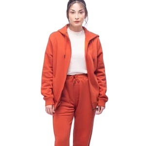 NeuClassic Chándal de 2 piezas para mujer Sudadera con cremallera completa personalizada y pantalones para correr con cordón Ropa de fiesta para mujer Temporada de invierno - Product Image 1