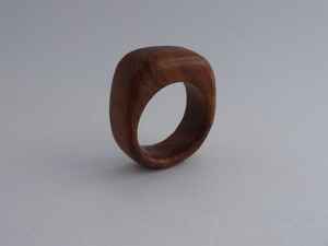 แหวนแต่งงานแบบฝังเพชรทำจากไม้ธรรมชาติกันน้ำใช้ได้ทั้งชายและหญิงได้รับการรับรองทรงกลมสไตล์วินเทจรูปร่างและขนาดตามสั่ง - Product Image 3