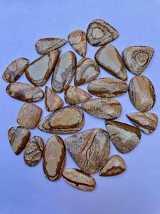 Cabujón de jaspe con imagen Natural 100%, piedras preciosas minerales de alta calidad pulidas a mano para joyería - Product Image 3