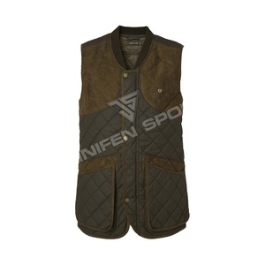 Chaleco informal para hombre, para otoño e invierno, transpirable, de tela de lona de algodón, con múltiples bolsillos, ropa exterior cálida para trabajo y caza - Product Image 1