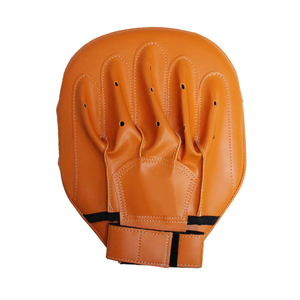 Usine de haute qualité directe dernière conception formation professionnelle similicuir cible boxe coussinets de mise au point incurvés - Product Image 6