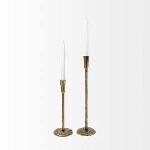 Trendy Design Brass Taper Candle Holder for Home and <b>Christmas</b> Lighting Decorative Gold Finished Candle Taper - Product Image 5