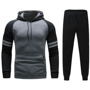 Conjunto Deportivo de Invierno Personalizado para Hombre, Unisex, Sudadera con Capucha, Pantalones Joggers, 220 g/m², 100 % Algodón Felpa - Product Image 1