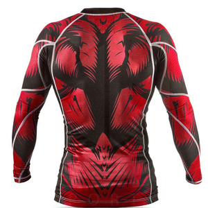 เสื้อยืดแขนยาวระบายอากาศได้ดีสำหรับผู้ชาย ออกแบบได้ตามต้องการ พิมพ์ลายส่วนตัว รับผลิตแบบ OEM - Product Image 2