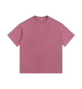 Nueva llegada Unisex Oversize Washed 260gsm Heavy Cotton T-Shirt Boxy High Length Logo Design para hombres camiseta para hombres - Product Image 2