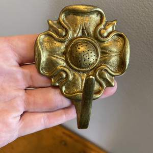 Antique Polished <b>Curtain</b> Wall <b>Hooks</b> Brass Stylish Design Perfect for Home Decoration and Storage Organization Modern Wall Accent - Product Image 5