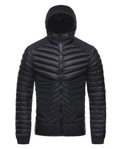 Veste matelassée à capuche unisexe de haute qualité avec fermeture éclair, personnalisable, résistante à l'eau/au vent, décontractée, avec logo sur le devant - Product Image 6