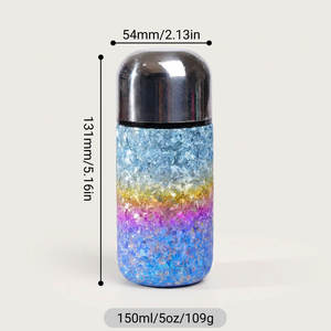 ขวดน้ำไทเทเนียมบริสุทธิ์น้ำหนักเบาพิเศษ พกพาสะดวก ฉนวนสุญญากาศสองชั้น สำหรับกิจกรรมกลางแจ้ง EDC - Product Image 2