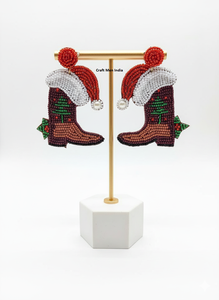 Pendientes de Cuentas de Arroz Trenzadas Hechos a Mano, Estilo Vintage, Coloridos, con Flores, Pendientes de Cuentas de Semillas de Moda - Product Image 2