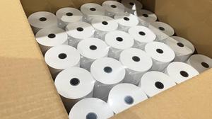 Rollo de Papel Térmico para Fax de 80 mm, 60 GSM, Papel para Recibos de Caja Registradora, Papel de Impresión Blanco para Impresora POS - Product Image 4