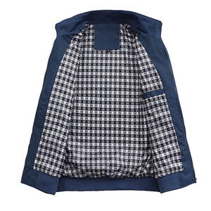 Chaqueta de bombardero para hombre de Último precio para exteriores, chaqueta de bombardero larga de diseño barato para hombre con logotipo estampado - Product Image 3