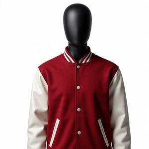 Blouson bombardier universitaire en cuir avec logo personnalisé imprimé de haute qualité concepteur pour hommes authentiques logo personnalisé de luxe Letterman - Product Image 6
