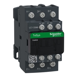 Contactor SCHNEIDER ELECTRIC LC1D386M7 TeSys D 3P(3 NO) AC-3 <= 440 V 38 A 220 V CA 50/60 Hz Bobina - Product Image 1