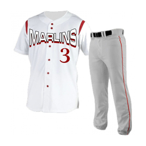 Vêtements de sport de baseball personnalisés en gros, impression intégrale, maillot unisexe, sublimation numérique, respirant, séchage rapide, personnalisé - Product Image 4