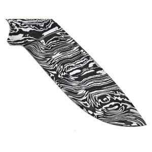 Cuchillo de Camping de Acero de Damasco Hecho a Mano con Hoja Lisa de Ahmad Fabric, Personalización OEM/ODM, Soporte de Grado Industrial, Entrega en 7 Días - Product Image 4