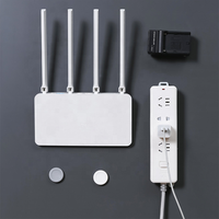 Sans poinçonnage Prise d'aspiration magnétique circulaire murale Télécommande Support de stockage fixe