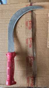 Faucille à lame en acier de qualité industrielle, manche court, dentelée, pour la coupe de l'herbe, fabricant, vente en gros, qualité d'exportation, outil en bois - Product Image 2