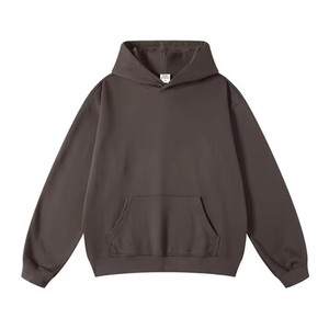 Vente en gros de haute qualité 280Gsm 390Gsm coton polaire pull à capuche surdimensionné blanc sweat à capuche personnalisé - Product Image 3