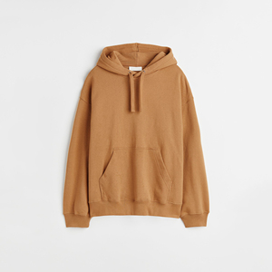 Vente en gros Pull à capuche unisexe 100% coton molleton d'hiver à motif solide imprimé personnalisé avec option de logo thermique pour hommes - Product Image 4