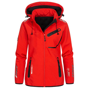 Goodlooking respirant femmes fermeture éclair coupe-vent Softshell veste de luxe poids lourd coupe-vent à capuche veste avec logo personnalisé - Product Image 2