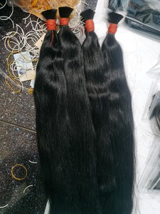 Factory Priced High Quality 100% Remy Human Hair Extension Silky Straight Bulk Vietnamese Braiding Hair for <b>Wigs</b> and <b>Braids</b> - Product Image 4