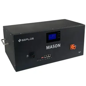 SEPLOS MASON 24V 48V 16S DIY Lifepo4 Batterie BOX stapelbarer Typ geeignet мех 200ah 230ah 280ah 302Ah Zellen leer литиевая решетка