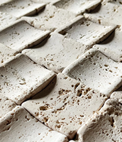 Carreaux souples en pierre artificielle MCM aspect marbre travertin moderne et flexible pour la décoration murale intérieure de villas