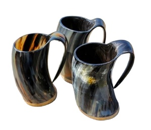 Top vente Vintage corne tasse personnaliser Buffalo corne tasse bière vin boire petite et grande corne tasse pour la maison club restaurant décor - Product Image 6