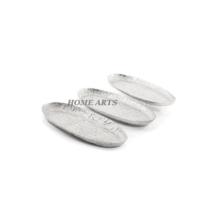 El más nuevo diseño de plato para servir postres de hierro, juego de dos platos para servir alimentos de diferentes tamaños a un precio asequible - Product Image 5