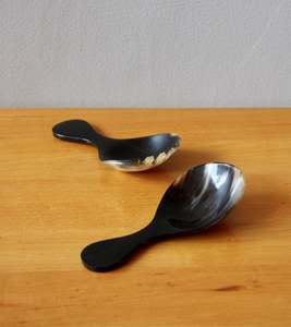 Cucharas para Servir Ensaladas de Cuerno de Búfalo Ecológicas, Estilo Americano, Último Diseño, Decoración de Mesa para Banquetes y Fiestas, Juegos de Cubiertos para Cocinar - Product Image 4