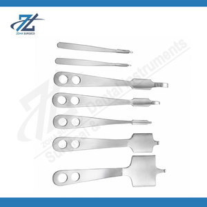 Juego de 7 Retractores de Hueso Hohmann Reutilizables de Acero Inoxidable, de Grano Crudo a Fino, Instrumentos Quirúrgicos Manuales para Cirugía Ortopédica - Product Image 5