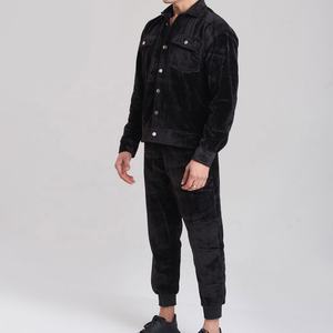 Conjunto Deportivo de Felpa para Hombre, 100% Algodón, Transpirable, para Invierno, con Impresión de Logotipo Personalizado - Product Image 4