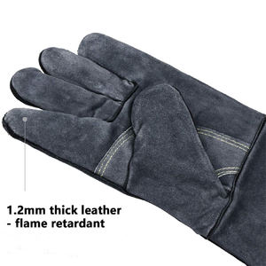 Nouveau 2025 Séchage rapide Prix bas Gants de soudage sur mesure Gants de travail d'hiver en cuir de vache fendu - Product Image 2
