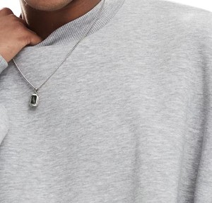 Thermal Boxy Oversized Pullover Hooded Sweatshirts Custom logo Drop Shoulder 3D Embroidery Sweatshirt 100% Cotton Men's Hoodies - Product Image 4