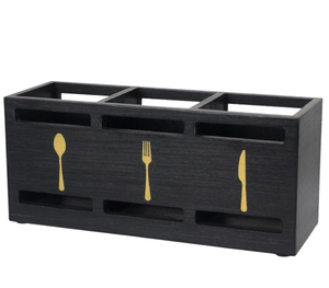 Porta Cubiertos de Acero Inoxidable de Doble Nivel Premium, Elegante Revestimiento de Cobre, Base Resistente para Almacenamiento de Cubiertos de Cocina - Product Image 5