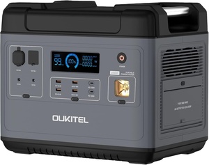 2000Wh Portable Power Station <b>Solar</b> <b>Generator</b> with LiFePO4 Battery 2000W Output <b>Solar</b> Panel Compatible Flashlight Included - Product Image 1
