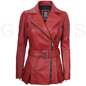 Gants à bas prix ville femmes vestes en cuir véritable coupe-vent séchage rapide hiver mode personnalisé quantité en vrac - Product Image 2