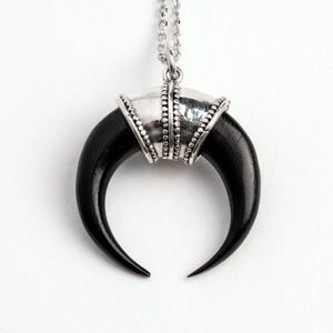 FORCE Nouvelle Arrivée Buffalo Ox Horn Collier Poli Animal Style Os Bijoux Conception Naturelle Perles Femmes Filles De Mariage - Product Image 1