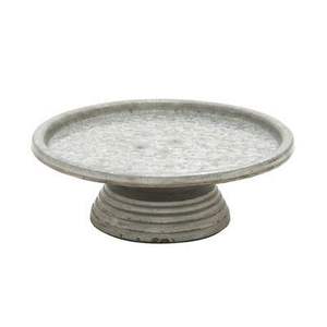 Soporte para pasteles de metal de forma redonda con superficie pulida de espejo perfecto para presentaciones de postres modernas y celebraciones de aniversario - Product Image 3