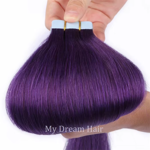 Extensions per capelli lisci cinesi all'ingrosso Lila Tape, 100% Remy Virgin Double Drawn Micro-Link, trama singola, capelli umani - Product Image 2