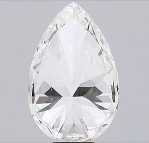 Hermoso D E F Color Pear Cut Lab Grown Diamonds VS + Clarity Making para colgante de diamante y regalo de joyería personalizado para ella - Product Image 3