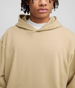 Sweat-shirt unisexe surdimensionné en molleton épais 100 % coton de haute qualité, écologique, sans cordon, personnalisable avec logo, grandes tailles - Product Image 5