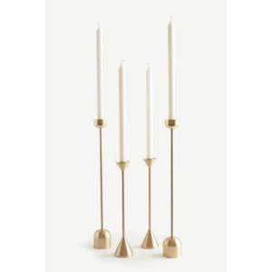 Portavelas de latón de diseño exquisito para decoración del hogar antiguo, ambiente elegante a la luz de las velas y lujosos entornos de boda - Product Image 6