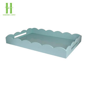 Vendeur vedette, plateau de service en laque de coquille Saint-Jacques de qualité supérieure, prix direct d'usine au Vietnam, finition de haute qualité, mat brillant - Product Image 5