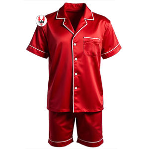 Ensemble de pyjama en satin de soie pour femmes, broderie Delta Sigma Sorors |   Ensemble de pyjama en satin personnalisé avec lettres grecques brodées pour femmes de sororité - Product Image 6