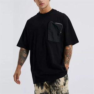 T-shirt pour homme à poche avant longue, best-seller, vendu chaud, conçu avec un tissu respirant, finition au toucher doux - Product Image 6