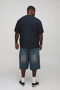 T-shirt en coton surdimensionné pour homme Qwerty Live in Tokyo 2016, manches régulières, col rond, décontracté, uni, écologique, style urbain - Product Image 3